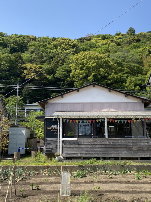 有機野菜や卵を買ったり食べたりできる「のうてんき」